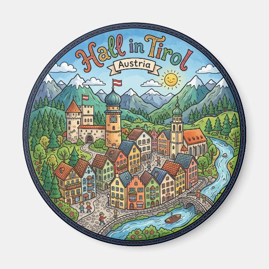 Aimant Hall en Tyrol Autriche (Devant)