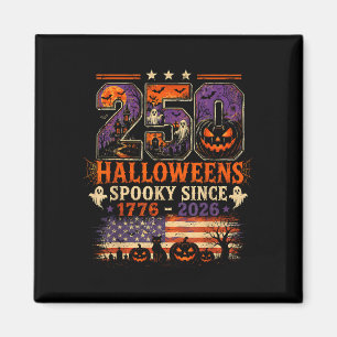 Aimant Halloween 250e anniversaire d'Amérique effrayant d