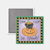 Aimant Halloween Affenpinscher (Recto/Verso)