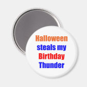 Aimant Halloween Anniversaire Tonnerre (Recto/Verso)