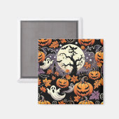 Aimant Halloween/Automne/Automne (Recto/Verso)