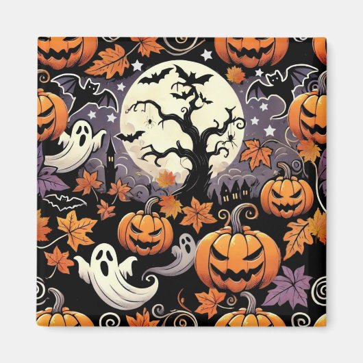 Aimant Halloween/Automne/Automne (Devant)