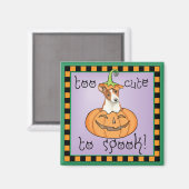Aimant Halloween Basenji (Recto/Verso)