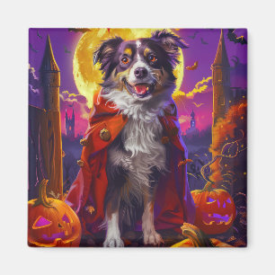 Aimant Halloween Berger Australien Citrouilles Épouvantab