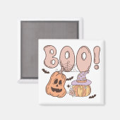 Aimant Halloween Boo (Recto/Verso)