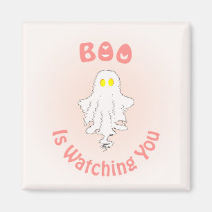 Aimant Halloween   Bou vous regarde