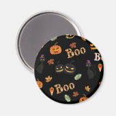 Aimant Halloween Cat Boo (Recto/Verso)