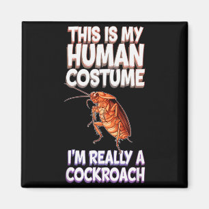 Aimant Halloween C'est Mon Costume Humain Je Suis Vraimen