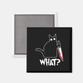 Aimant Halloween Chat quel costume d'Halloween (Recto/Verso)
