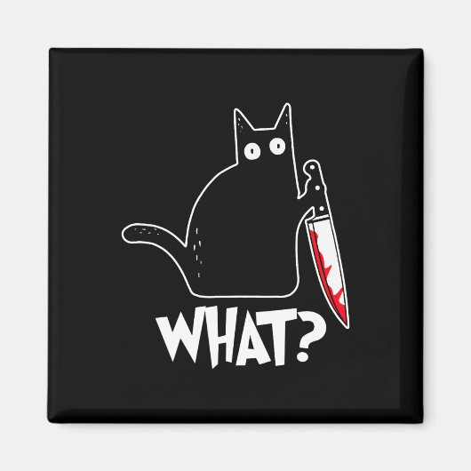 Aimant Halloween Chat quel costume d'Halloween (Devant)