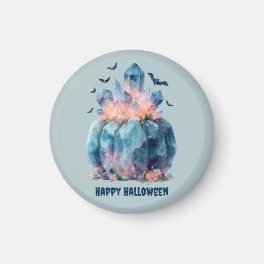 Aimant Halloween Citrouille de cristal (Devant)