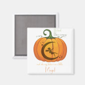 Aimant Halloween Citrouille Fairy design (Recto/Verso)