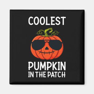 Aimant Halloween Citrouille Le Plus Coolest Dans Le Patch