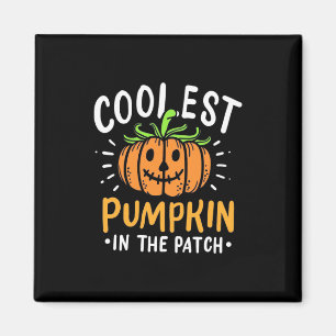 Aimant Halloween Citrouille le plus froid dans le patch