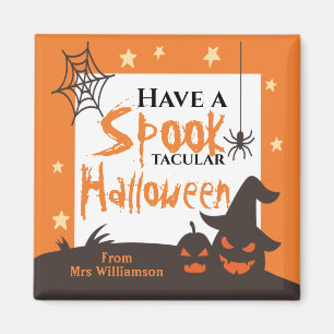 Aimant Halloween classe Spook-Tacular Orange