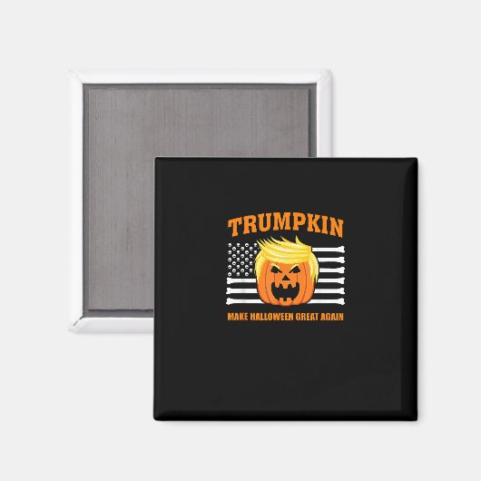 Aimant Halloween classique de Trumpkin - rendre Halloween (Recto/Verso)