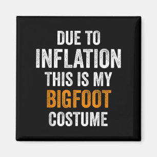 Aimant Halloween Costume Bigfoot Dû À L'Inflation Dons H