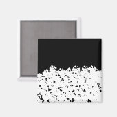 Aimant Halloween crânes effrayants Nettoyer Lave-vaissell (Recto/Verso)