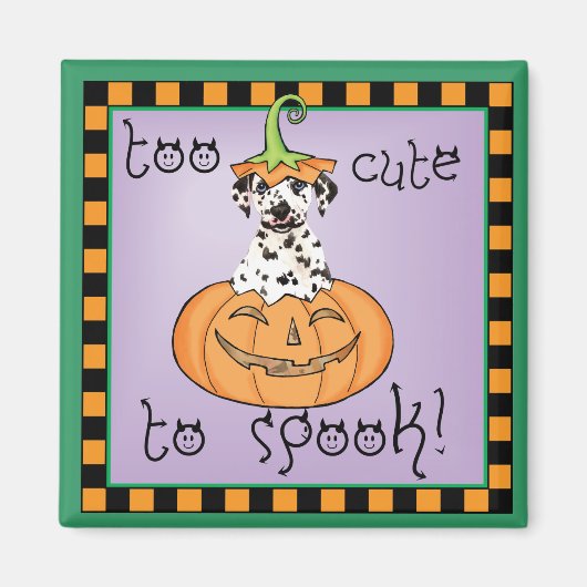 Aimant Halloween Dalmatien (Devant)