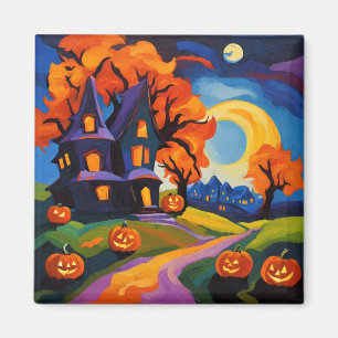 Aimant Halloween dans le fauvisme