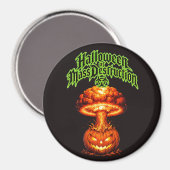 Aimant Halloween de destruction massive Jack-o'-lanterne  (Recto/Verso)