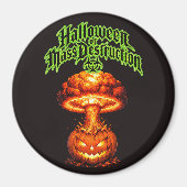Aimant Halloween de destruction massive Jack-o'-lanterne  (Devant)