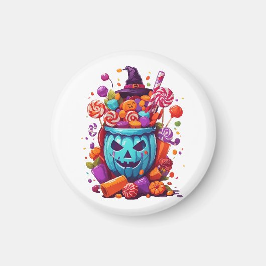 Aimant Halloween drôle (Devant)