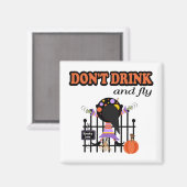 Aimant Halloween drôle (Recto/Verso)