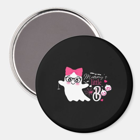 Aimant Halloween du petit garçon de maman (Recto/Verso)