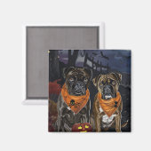 Aimant Halloween Éffrayant (Recto/Verso)