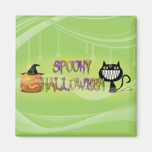 Aimant Halloween éffrayant (Devant)