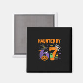 Aimant Halloween effrayant 67 Six Sept Mème 1 (4)  (Recto/Verso)