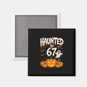 Aimant Halloween Effrayant 67 Six Seven Meme 1 (7)  (Recto/Verso)