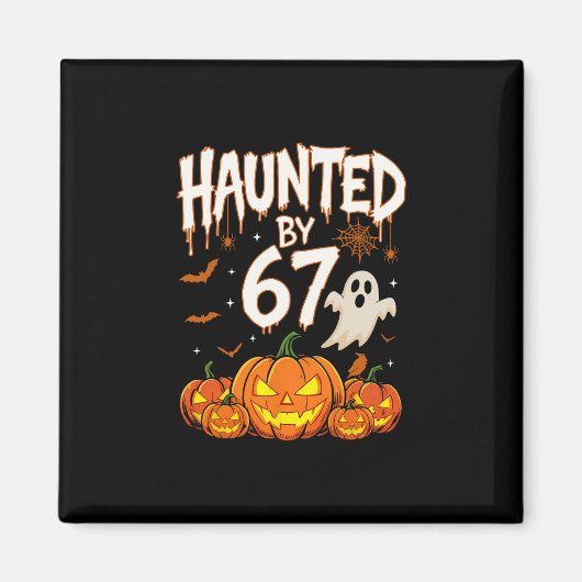 Aimant Halloween Effrayant 67 Six Seven Meme 1 (7)  (Devant)