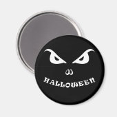 Aimant Halloween éffrayant effrayant visage (Recto/Verso)