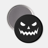 Aimant Halloween Éffrayant Jack-o'-lantern visage Citroui (Recto/Verso)