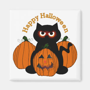 Aimant Halloween éffrayant Kitty