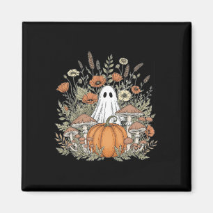 Aimant Halloween Fantôme saison Éffrayante Retro Boho Flo