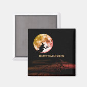 Aimant Halloween fête Black Night Pleine lune effrayant (Recto/Verso)
