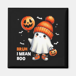Aimant Halloween Frère Signifie Fantôme Crâne Citrouille