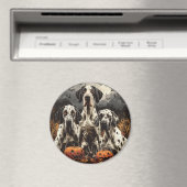 Aimant Halloween Great Dane Dogs Jack-o'-lantern (In Situ (Lave-vaisselle))