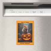 Aimant Halloween Hamster Et Citrouilles (In Situ (Lave-vaisselle))