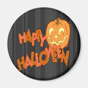 Aimant Halloween heureux Jack-o'-lantern
