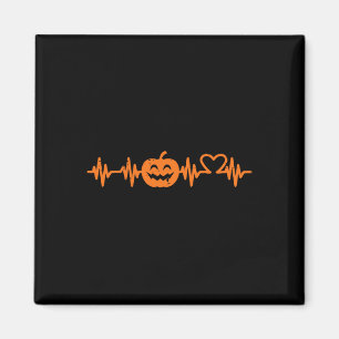 Aimant Halloween Infirmière Heartbeat Citrouille Costume