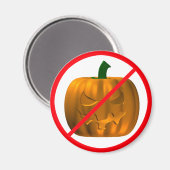 Aimant Halloween interdit ! (Recto/Verso)