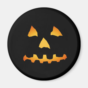 Aimant Halloween : Jack-o'-lantern font face :