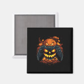 Aimant Halloween Jeu Jack-o'-lantern Citrouille Face cont (Recto/Verso)