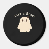 Aimant Halloween Juste un Boo - Joli Boo - Friandise ou F (Devant)
