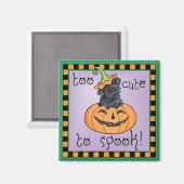 Aimant Halloween Kerry Blue Terrier (Recto/Verso)
