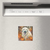 Aimant Halloween les grandes Pyrénées avec la peur Citrou (In Situ (Lave-vaisselle))